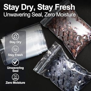 Huamaohengchun 1200Pcs <b>Small</b> PE Classic Plastic Bags Jewelry 3x4'' Resealable 2 Mil (2 Layer) Shandong - Product Image 6