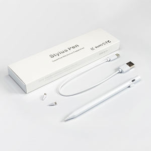<span class=keywords><strong>Penna</strong></span> universale capacitiva dello stilo per <span class=keywords><strong>Tablet</strong></span> IOS Android Windows iPad schermate disegnando la matita per iPad fatta di plastica di metallo - Product Image 2