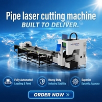 Machine de découpe laser à fibre automatique pour tubes en acier inoxydable, acier au carbone, aluminium, tubes ronds et carrés