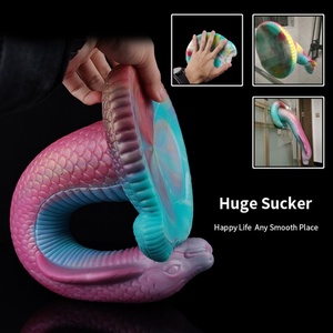 Nuevo Dildo Enorme y Largo con Forma de Cobra Realista, Pene Gigante con Textura de Serpiente, Textura Suave de Silicona, Tapón Anal, Juguete Sexual - Product Image 2