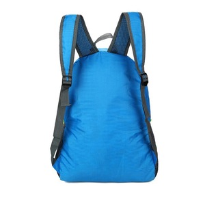 Sac à dos pliable léger en tissu Oxford, sac de voyage et de randonnée en plein air à coque souple, unisexe, avec poche coulissante, sangles réglables - Product Image 2