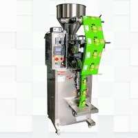 Machine d'emballage VFFS pour mélange de cacahuètes grillées et de noix, 8 oz, remplissage volumétrique par godet, impression de date de péremption