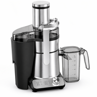 Mixeur centrifuge multifonctionnel électrique en acier inoxydable 4-en-1 puissant 1000W pour la cuisine (vente en gros)