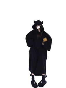 Little Devil Pijama Mujer Invierno Nuevo Coral Terciopelo Camisón Pareja Homestay Pijama - Product Image 2