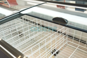 Congélateur commercial avec grande capacité, porte coulissante en verre, économe en énergie, pour supermarché et épicerie - Product Image 3