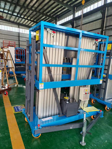 Échelle de plate-forme de travail aérien de levage électrique hydraulique de double colonne de 14m - Product Image 2