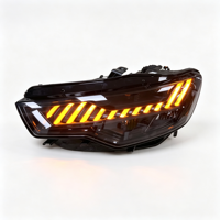 Kit de phares LED pour Audi A6 Avant Allroad 2012-2015, mise à niveau LED DRL, clignotants séquentiels dynamiques, pièces auto