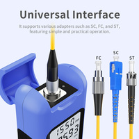 Source de lumière laser stable OEM Mini 1310 1550nm SC à fibre optique avec sortie réglable pour couplage OPM, test de perte d'insertion FTTH FTTx