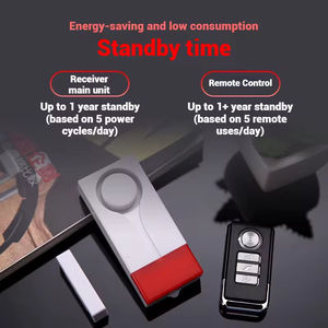 Alarme magnétique sans fil intelligente haute sensibilité 108 dB, durable et résistante à l'eau, pour vélo, porte et fenêtre - Product Image 4