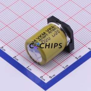 Condensateur électrolytique en aluminium SMD VKMI2102G560MV, SMD, D16xL21mm 56uF 20% 400V 1.155A-100kHz - Product Image 2
