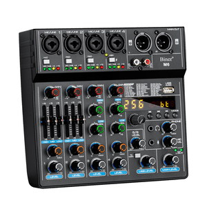 Draagbare Mixer-F4-MB Draagbare Mini Mixer 4-kanaals DJ Audio Mixer Sound Board Console Voor Pc Opname Zingen Webcast Party Draagbare Mixer-F4-MB Draagbare Mini Mixer 4-kanaals DJ Audio Mixer Sound Board Console Voor Pc Opname Zingen Webcast Party