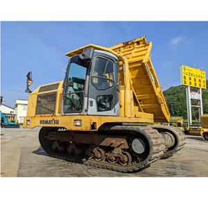 Transportador de orugas giratorio KOMATSU usado a granel, transportador de carga de orugas de goma con dos cargas - Product Image 1