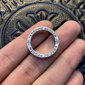 CH High Version 925 Sterling <strong>Silver</strong> Men Women Personalized Eternal <strong>Ring</strong> <strong>Cross</strong> Fashion Index Finger Tail <strong>Ring</strong> for Couple - Product Image 3