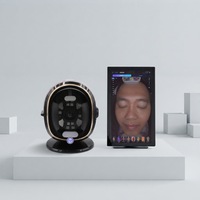 Analyseur de Peau 3D 2026 08 pour Détection des Points Noirs et des Pores en Profondeur, Scanner Facial US EU WiFi 8 Spectres, Machine d'Analyse Faciale IA 13,3 pouces