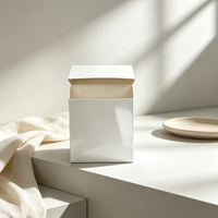 Boîtes en carton auto-scellantes écologiques personnalisables pour accessoires de fumeurs, boîte en papier style cigarette avec bouton-poussoir et impression UV sélective