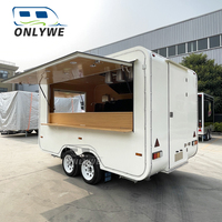 Carrinho Móvel de Sorvete e Café Onlywe - Food Truck e Trailer de Concessão Totalmente Equipado