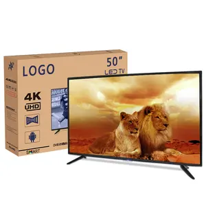 50 "Full HD 1080P LED Android TV Sala Hotel Televisão 32 40 43 55 65 75 85 98 Polegada Smart TV 4K Ultra HD