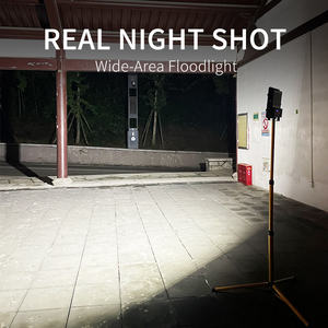 Luce da Lavoro <span class=keywords><strong>LED</strong></span> Ultra-Luminosa Ricaricabile Solare, Faro Portatile per Cantieri, Campeggio, Interruzioni di Corrente - Product Image 4