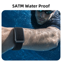 Bracelet de fitness sans écran S6, podomètre, étanche 5 ATM, surveillance de la fréquence respiratoire, suivi du HRV, 14 jours d'autonomie en veille