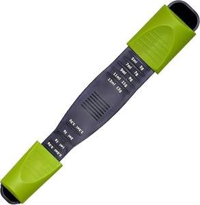 Cuchara Medidora Ajustable de Plástico de Doble Extremo, Cuchara Medidora con Escala Ajustable para Hornear y Cocinar con Polvo, en Oferta - Product Image 1
