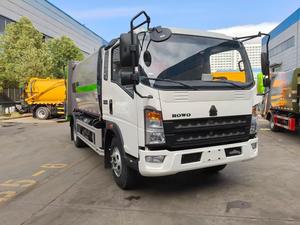 Camion de gestion des déchets Howo 4x2 9m3, camion compacteur à ordures - Product Image 3