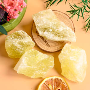 Cristal de citrine brut de guérison naturelle en gros, parfait pour la décoration de mariage et de la maison, pierre de diffuseur d'arômes DIY - Product Image 2