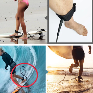 Corde <span class=keywords><strong>de</strong></span> laisse <span class=keywords><strong>de</strong></span> surf unisexe <span class=keywords><strong>de</strong></span> haute qualité avec manchette <span class=keywords><strong>de</strong></span> cheville pour corde <span class=keywords><strong>de</strong></span> planche <span class=keywords><strong>de</strong></span> surf dans les eaux <span class=keywords><strong>de</strong></span> l'océan - Product Image 2