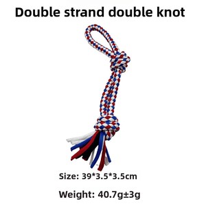 Juguetes para Masticar para Perros Zoyi Pet Fun, Juego de Cuerdas de Algodón Anudadas, Ecológicos, Duraderos e Interactivos para Perros Pequeños y <span class=keywords><strong>Gatos</strong></span>, Uso Diario - Product Image 3