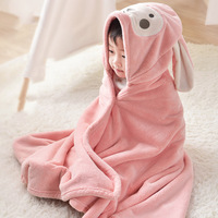 Serviettes de bain à capuche ultra douces de luxe pour enfants, peignoirs en peluche personnalisés pour bébés, ponchos de plage pour tout-petits