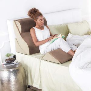 <span class=keywords><strong>Coussin</strong></span> de lit ergonomique orthopédique en mousse à mémoire de forme, ensemble de coussins de soutien inclinables multi-angles <span class=keywords><strong>pour</strong></span> soulager la pression du <span class=keywords><strong>dos</strong></span> et des jambes - Product Image 2