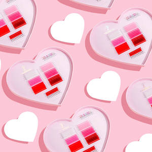 चमकदार रंगीन पलकें मेकअप टिनसेल व्यक्तिगत पलकें होलोग्राफिक टिनसेल पलकें - Product Image 6