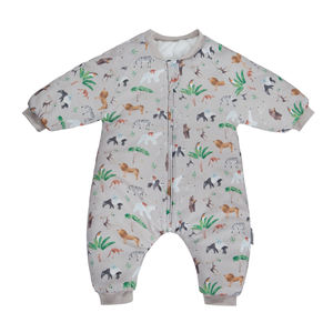 Sacs de couchage pour bébé 100% coton hiver couverture portable sac de couchage <span class=keywords><strong>Tog</strong></span> Swaddle tricot chaud doux personnalisé 0.5-<span class=keywords><strong>3</strong></span>.5 été carré fermeture éclair - Product Image 6