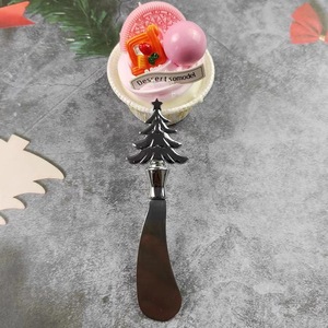 Stainless Steel Butter Knife Christmas Tree Shape Butter <b>Scraper</b> Holiday Tableware Decorative <b>Kitchen</b> Tool <b>For</b> Christmas - Product Image 2