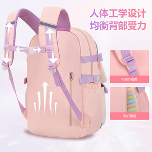 Spot Cross-border 2026 Explosions Primary School Student Daisy Three-piece Schoolbag <b>Large</b> Capacity Ultra-light <b>Backpack</b> - Product Image 6