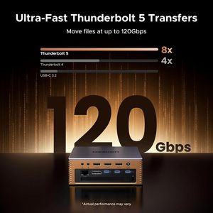 Maxidok Thunderbolt 5 Docking Station Revodok 17 in 1 USB <b>Hub</b> 120Gbps Data Transfer DP2.1 140W Fast Charging TBT5 Dock High-Spee - Product Image 2
