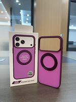 Étui de téléphone antichoc en TPU+PC avec support magnétique pour 17 Pro Max