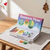 Jeu de société et de cartes personnalisé, durable, écologique, imprimé en couleur, avec cartes flash pour enfants