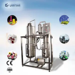 Industrial high precision 5000l vacuum falling film evaporator price for alcohol