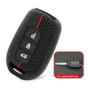 Housse <span class=keywords><strong>de</strong></span> protection en silicone pour <span class=keywords><strong>clé</strong></span> <span class=keywords><strong>de</strong></span> voiture, <span class=keywords><strong>coque</strong></span> <span class=keywords><strong>de</strong></span> télécommande, porte-clés pour Dacia Logan 2019, <span class=keywords><strong>Renault</strong></span> <span class=keywords><strong>TWingo</strong></span> 3, Duster, Captur, Logan, Laguna, Scenic - Product Image 3