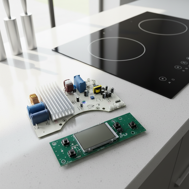 Universal Induction Cooker PCBA Main Board with Digital Display Control Panel, OEM/ODM Wholesale