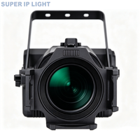 Projecteur LED COB 200W à CRI élevé, DMX512, gradation linéaire, bicolore, pour studio de diffusion en direct