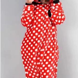 <span class=keywords><strong>Pijama</strong></span> de una pieza de <span class=keywords><strong>Mickey</strong></span> Cute Minnie para hombre y mujer de invierno, <span class=keywords><strong>pijama</strong></span> de invierno grueso de franela, ropa de casa - Product Image 3