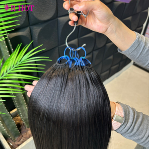 Extensions de <span class=keywords><strong>cheveux</strong></span> humains au crochet, lisses et naturelles, faciles à installer, légères, respirantes, parfaites pour les nœuds Miracle - Product Image 2