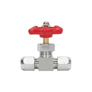 Válvula de aguja de latón de alta presión de paso directo con válvula de instrumento de puerta roscada y accesorio de tubería - Product Image 4