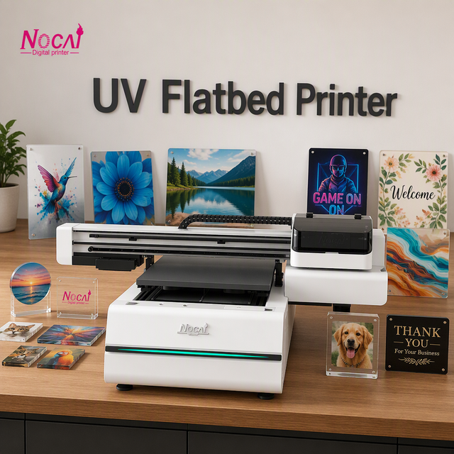 China Guangzhou Manufacturer Small UV DTF Printer 60x90 Digital Flatbed Led UV Printer with Warranty