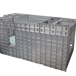 Coffrage en panneaux d'aluminium au design moderne pour la construction de bâtiments et de colonnes de centres commerciaux - Léger et réutilisable - Product Image 1