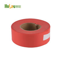 Elecpopular 2024 Ruban adhésif d'avertissement de sol en PVC haute performance blanc-rouge avec adhésif en caoutchouc durable