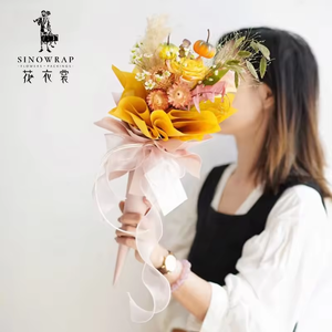 Nhà Máy Bán buôn bó hoa bao bì đầy màu sắc lưới Organza Băng - Product Image 3