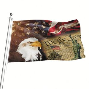 MemoriaDay Cualquier tamaño Impresión digital Logotipo y diseño 100% Bleed Serigrafía impresa 2x3 3x5 4x6 Banderas personalizadas Bandera publicitaria - Product Image 2