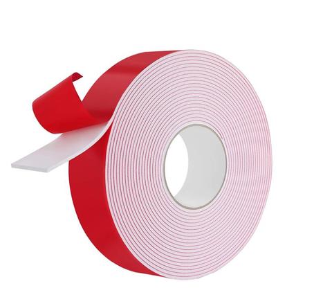 Custom Self-Adhesive Red Double Sided PE Foam Tape Waterproof Heat-Resistant Pressure Sensitive Acrylic Automotive Mounting